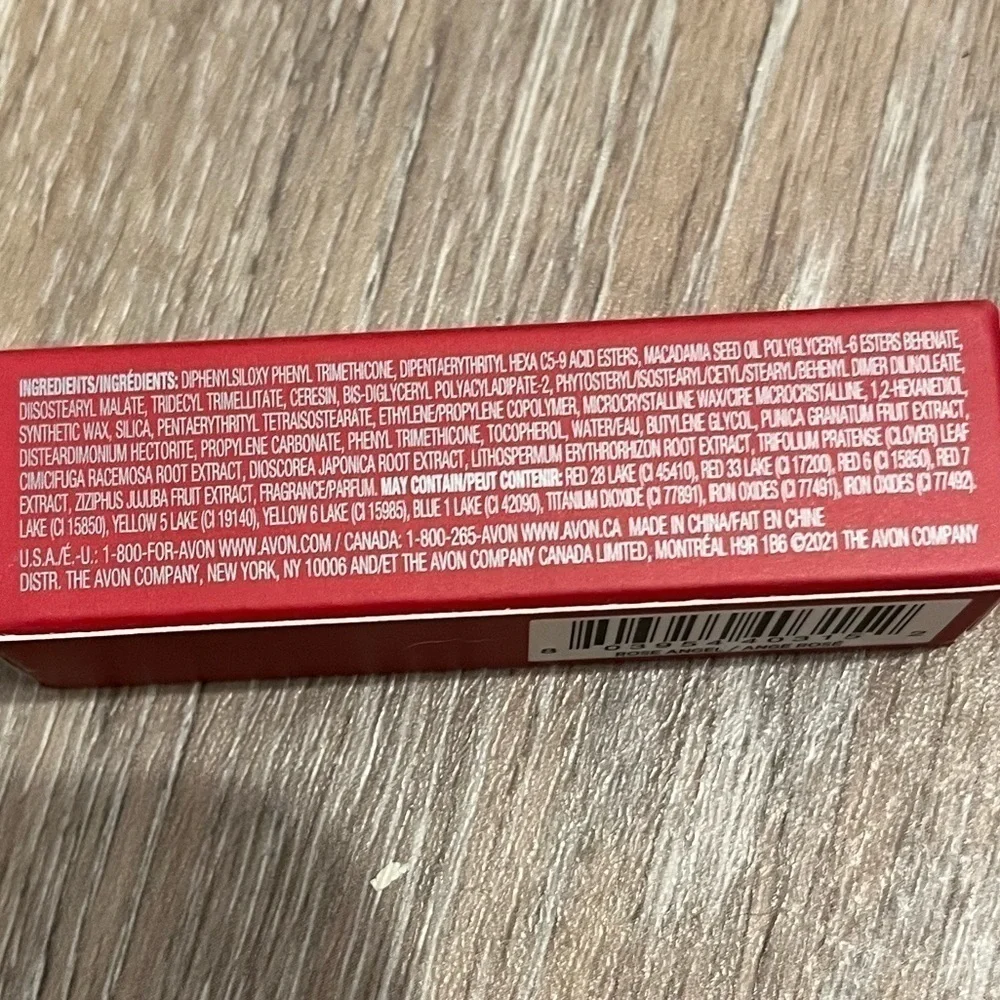 Avon fmg Glimmer Lipstick Rose Angel NEW